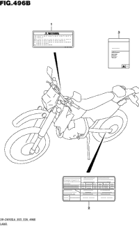 Label (Dr-Z400sl6 E28)