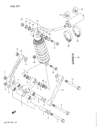 Rear Cushion Lever (Model K)
