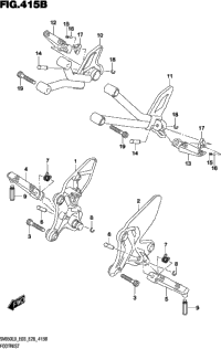 Footrest (Sv650l9 E33)