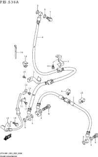 Front Brake Hose (Sv650)