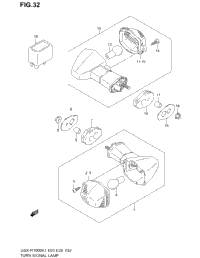 Turn Signal Lamp (Model K1)