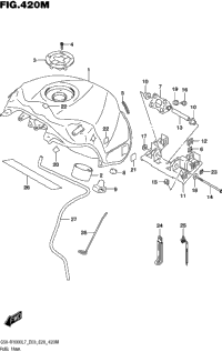 Fuel Tank (Gsx-R1000al7 E33) (Ykv,Yvz)