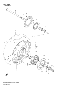 Rear Wheel (Gsx1300bkak8/Ak9)