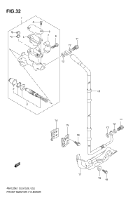 Front Master Cylinder (Model K1/K2/K3)