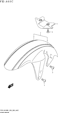 Front Fender (See Note 1) 460C