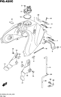 Fuel Tank (Dl1000al6 E33)