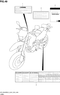 Label (Dr-Z400sml3 E03)