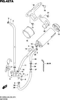 Evap System (Dr-Z400sl9 E33)