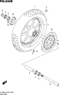 Front Wheel (Vl1500tl8 E03)