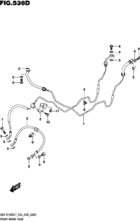 Front Brake Hose (Gsx-R1000al7 E03)