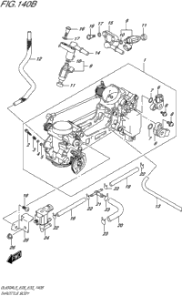 Throttle Body (Dl650al5 E33)