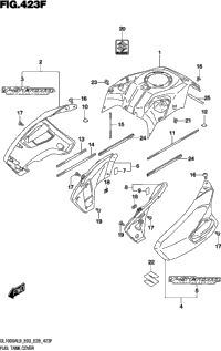 Fuel Tank Cover (Dl1000al9 E33)