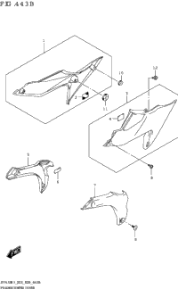 Frame Center Cover (Sv650xa)