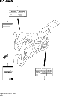 Label (Gsx-R1000al6 E28)