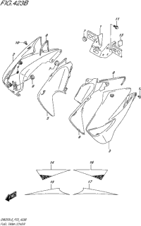 Fuel Tank Cover (Gw250zl5 P33)