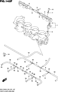 Throttle Body Hose/Joint (Gsx-S1000zl8 E33)