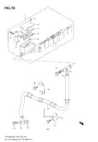 Clutch Master Cylinder (Sv1000k6) Not For Us Market