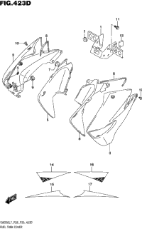 Fuel Tank Cover (Gw250zl7 P33)