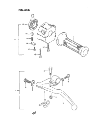 Left Handle Switch (K/L/M/N/P/R)