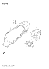Frame Center Cover (Gsx-R1000zl3 E33)