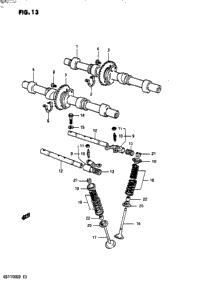 Cam Shaft - Valve (Model D)