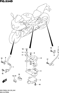 Body Electrical (Gsx-R1000al8 E28)