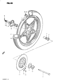 Front Wheel (Gs450tx