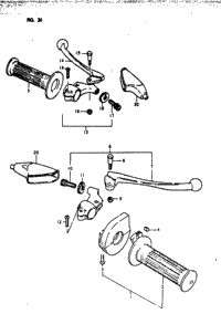 Handle Glip - Lever (Rm125n)