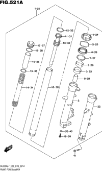 Front Fork Damper (Dl650al7 E03)