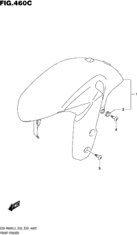 Front Fender (Gsx-R600l5 E33)