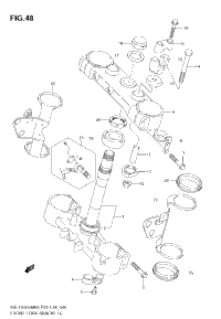 Front Fork Bracket (Model K5/K6)