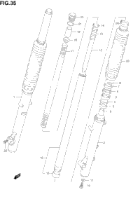 Front Fork (Model N/P)