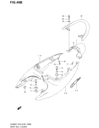 Seat Tail Cover (Model K2)