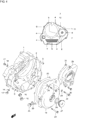 Crankcase Cover (Model L/M/N/P)
