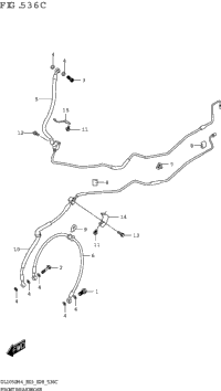Front Brake Hose (Dl1050rr)