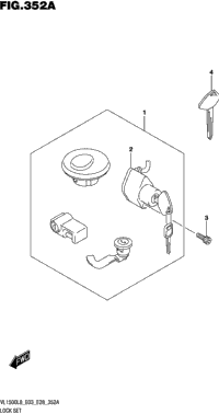 Lock Set (Vl1500bl8 E03)