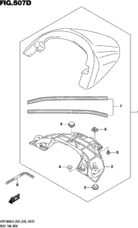 Seat Tail Box (Vzr1800bzl9 E28) (Ajp)