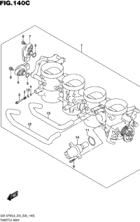 Throttle Body (Gsx-S750zl8 E03)