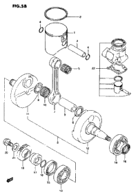 Crankshaft (Model P/R)
