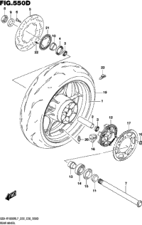 Rear Wheel (Gsx-R1000rzl7 E03)