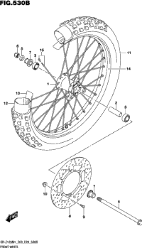 Front Wheel (Dr-Z125l)