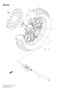 Front Wheel (Vl800k6/Tk6/K7/Tk7/K8/Tk8/K9/Tk9)