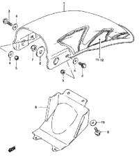 Rear Fender (Model N/P/R/S)