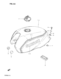 Fuel Tank (Gs550ed)
