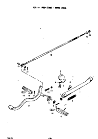 Prop Stand - Brake Pedal