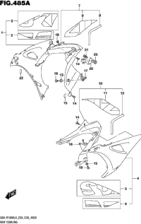 Side Cowling (Gsx-R1000l8 E03) (For Yww)