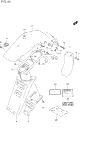 Rear Fender (Model L/M/N/P)