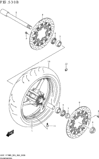 Front Wheel (Gsx-R750z)