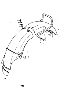 Rear Fender (Gt750k