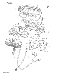 Speedometer - Tachometer (Gs550ef/Eg)